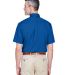 Harriton M500S Men's Easy Blend™ Short-Sleeve Tw FRENCH BLUE back view