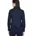 Harriton M500W Ladies' Easy Blend™ Long-Sleeve T NAVY back view