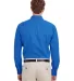 Harriton M581 Men's Foundation 100% Cotton Long-Sl FRENCH BLUE back view