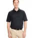 Harriton M211 Adult Tactical Performance Polo BLACK front view