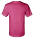 Union Made 2905 Union-Made Short Sleeve T-Shirt BRIGHT PINK back view