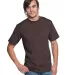 Union Made 2905 Union-Made Short Sleeve T-Shirt CHOCOLATE front view