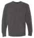 Comfort Colors 1536 French Terry Crewneck PEPPER front view