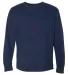 Comfort Colors 1536 French Terry Crewneck TRUE NAVY front view