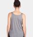 Next Level Apparel 5033 Women's Festival Tank in Heather gray back view