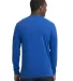 Next Level Apparel 6411 Unisex Sueded Long Sleeve  in Royal back view