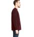 Next Level Apparel 9001 Unisex Crew with Pocket in Maroon side view
