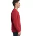 Next Level Apparel 9001 Unisex Crew with Pocket RED side view