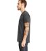 Next Level Apparel 3605 Unisex Pocket Crew in Heavy metal side view