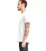Next Level Apparel 3605 Unisex Pocket Crew in White side view