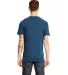 Next Level Apparel 3605 Unisex Pocket Crew in Cool blue back view