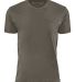 Next Level Apparel 3605 Unisex Pocket Crew in Heavy metal front view