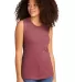 Next Level Apparel 5013 Women's Festival Muscle Ta SMOKED PAPRIKA front view