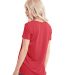 Next Level Apparel 5030 Women's Droptail Scoop Nec in Red back view