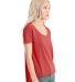 Next Level Apparel 5030 Women's Droptail Scoop Nec in Red side view