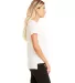 Next Level Apparel 5030 Women's Droptail Scoop Nec in White side view