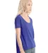 Next Level Apparel 5030 Women's Droptail Scoop Nec in Royal side view