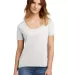 Next Level Apparel 5030 Women's Droptail Scoop Nec in White front view