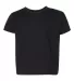Next Level Apparel 3110 Toddler Cotton T-Shirt BLACK front view