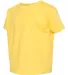 Next Level Apparel 3110 Toddler Cotton T-Shirt VIBRANT YELLOW side view