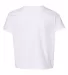 Next Level Apparel 3110 Toddler Cotton T-Shirt WHITE back view