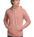 Next Level Apparel 9303 Unisex Pullover Hood in Desert pink front view