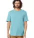 Alternative Apparel 1010 The Outsider Tee AQUA front view