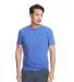 Next Level Apparel 4210 Unisex Eco Performance T-S in Heather sapphire front view