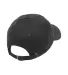 Yupoong 6245PT Peached Cotton Twill Dad Cap in Black back view