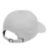 Yupoong 6245PT Peached Cotton Twill Dad Cap in Light grey back view