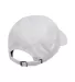 Yupoong 6245PT Peached Cotton Twill Dad Cap in White back view