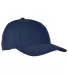 6789M Flexfit Premium Curved Visor Snapback in Navy front view