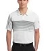 Nike AA1855  Dri-FIT Chest Stripe Polo White/Cool Gry front view