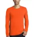 Nike BQ5232  Core Cotton Long Sleeve Tee Brilliant Orng front view