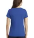 Nike BQ5236  Ladies Core Cotton Scoop Neck  Perfor Rush Blue back view