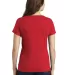 Nike BQ5236  Ladies Core Cotton Scoop Neck  Perfor University Red back view