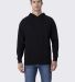 Cotton Heritage M2630 French Terry Pullover Hoodie Black front view