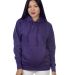 Cotton Heritage M2600 Prem. Pullover Hoodie—Vint Purple front view