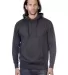 Cotton Heritage M2600 Prem. Pullover Hoodie—Vint Charcoal Heather front view