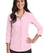 Red House RH690   Ladies 3/4-Sleeve Nailhead Non-I Pink front view