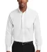 Red House RH240   Pinpoint Oxford Non-Iron Shirt in White front view