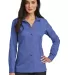Red House RH470   Ladies Nailhead Non-Iron Shirt Medit Blue front view