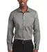 Red House RH620   Slim Fit Pinpoint Oxford Non-Iro in Charcoal front view