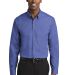 Red House TLRH370   Tall Nailhead Non-Iron Shirt Medit Blue front view