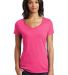 District Clothing DT6503 District Women's Very Imp Fuchsia Frost front view