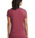 District Clothing DT6503 District Women's Very Imp Hthrd Cardinal back view