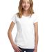 District Clothing DT6001YG District  Girls Very Im White front view