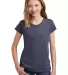 District Clothing DT6001YG District  Girls Very Im Hthrd Navy front view