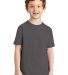 District Clothing DT6000Y DistrictÂ® Youth Very  Hthrd Charcoal front view