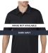 Dickies LS405 Unisex Industrial Performance Polo W DARK NAVY front view